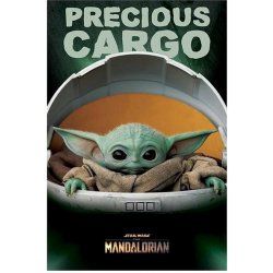 Plakát, Obraz - Star Wars: The Mandalorian - Precious Cargo (Baby Yoda), (61 x 91,5 cm)