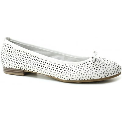 Tamaris 22116-41 dámské baleriny white struct. – Zboží Dáma