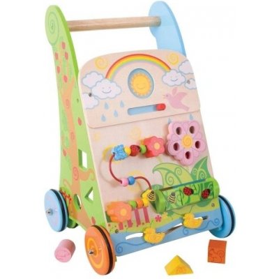 Bigjigs Toys Dřevěné chodítko pro děti Zahrada – Sleviste.cz