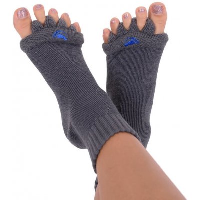 Happy Feet Adjustační ponožky CHARCOAL, 1 pár Velikost: S (vel. 35-38)