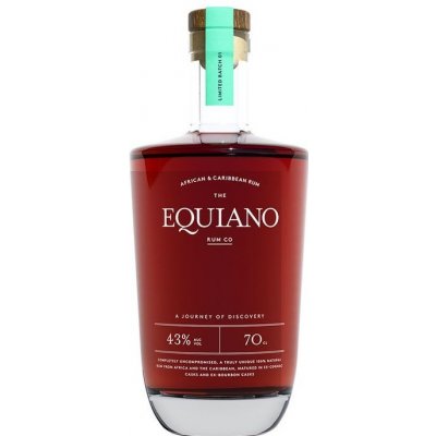 Equiano Rum s podpisem Ian Burrell 43% 0,7 l (holá láhev)