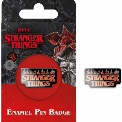 Pyramid International odznak Stranger Things Fire Logo – Zboží Dáma