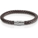 Šperky4U kožený proplétaný tmavě hnědý NR1219-20 – Hledejceny.cz