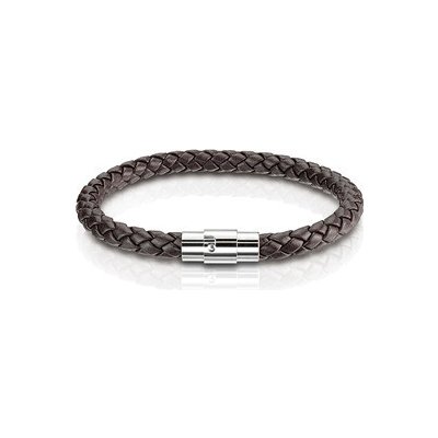 Šperky4U kožený proplétaný tmavě hnědý NR1219-20 – Hledejceny.cz