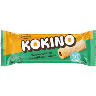 Chocoland sójová tyčinka s lískooříškovou náplní 50 g – Zboží Dáma