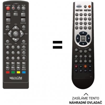 Dálkový ovladač Predátor MAXIMUM T-102 FTA, MPEG-4 – Zboží Živě