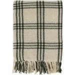 Chic Antique Přehoz z recyklované příze Aix / Checkered Olive 150 × 130 cm, béžová barva – Zboží Dáma Chic Antique Přehoz z recyklované příze Aix / Checkered Olive 150 × 130 cm, béžová barva – Zboží Dáma