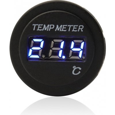 Digitální teploměr 12/24V červený (34586) – Sleviste.cz