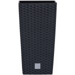 Květináč RATO SQUARE 20 x 20 x 37,6 cm antracitový – Zboží Mobilmania