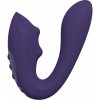 Vibrátor Vive Yuki Rechargeable Dual Motor G-Spot Vibrator with Massaging Beads Purple
