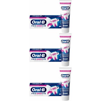 Oral-B Junior 6-12 3 x 75 ml – Hledejceny.cz