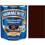 Akzo Nobel Hammerite přímo na rez 0,7L hladká tmavě hnědá – Zboží Mobilmania