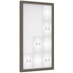 PROCITY Venkovní vitrína Classique, 12 x A4, sklo, šedá PRO | Zboží Auto