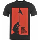 Official U2 T Shirt Mens red Sky