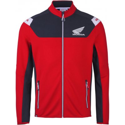 HONDA mikina RACING Cardigan 26 red/navy/white – Zboží Dáma