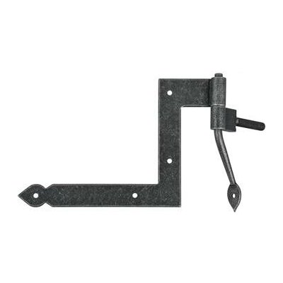 HALCÖ okenní rohový pant 112,5 x 140 mmocel pozink černý pasivovaný – Hledejceny.cz