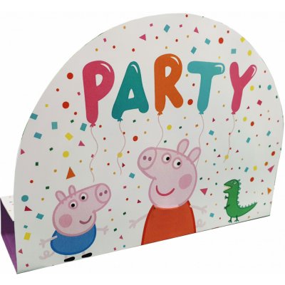 Prasátko Peppa pozvánky na party Amscan – Zboží Mobilmania