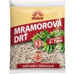 Forestina Drť mramorová DEKOR 4-7mm 5l – Zboží Dáma