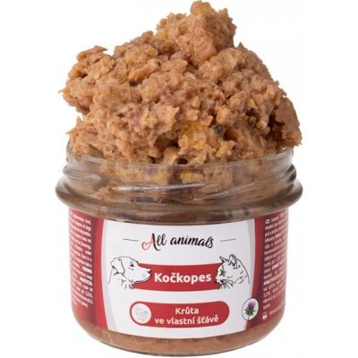 All Animals Kočkopes Krůta ve vl. šťávě 200 g – Hledejceny.cz