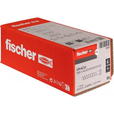 Šroub do betonu Fischer FBS 14 x 125, 10 ks – Hledejceny.cz