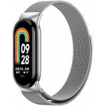 ESES Milánský tah pro Xiaomi Mi Band 8 - Stříbrný 1530003657 – Zboží Živě