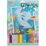GRAFIX Mozaikový obrázek Delfíni A4 kreativní set – Hledejceny.cz