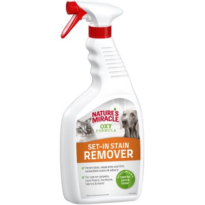 Nature's Miracle Cat Set-In Stain Remover Odstraňovač skvrn a zápachu 709 ml – Hledejceny.cz
