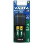 Varta Pocket Charger + 2x AA 2100 mAh 57642101451 – Zboží Živě