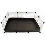 C&C Modulární klec 3 x 2 morče ježek černá 110 x 75 cm – Zboží Mobilmania