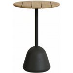 Kave Home Saura 70 cm s černou podnoží Dřevěný zahradní barový stůl – Hledejceny.cz