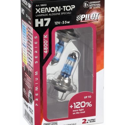 PILOT LAMPA Lampa Italy H7 12V PX26d Xenon Top +120% 2ks | Zboží Auto
