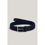 Gant opasek ELASTIC BRAIDED belt modrá – Zboží Mobilmania