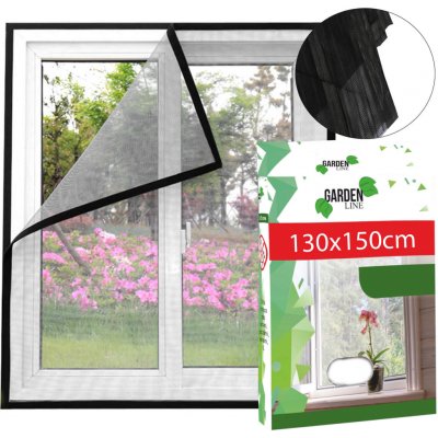 Garden Line 4486 síťka na okna proti hmyzu 130 x 150 cm černá – Zbozi.Blesk.cz