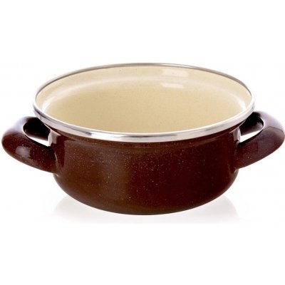 ORION Kastrol BROWN 12 cm 0,65 l smalt – Hledejceny.cz