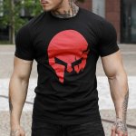 Ultrasoft tričko Iron Aesthetics Skull B&R Čierna – Zboží Dáma