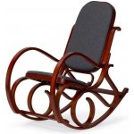 Modernhome Houpací křeslo na lyžinách houpací křeslo TXWQM-F001 CHAROCOAL – Zboží Dáma