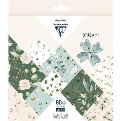 Clairefontaine Papíry na origami Romantic 15 x 15 cm 60 ks – Hledejceny.cz