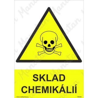 Sklad chemikálií, plast 148 x 210 x 2 mm A5 – Zbozi.Blesk.cz