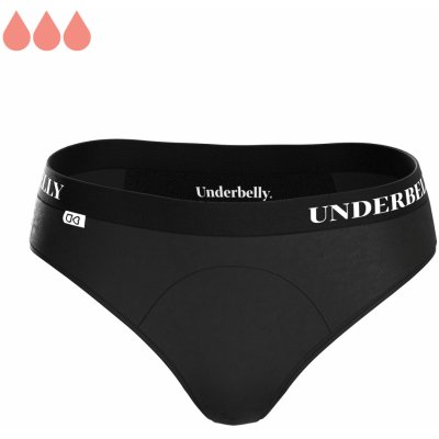 Underbelly menstruační kalhotky UNIVERS černá černá z polyamidu Pro střední až silnější menstruaci