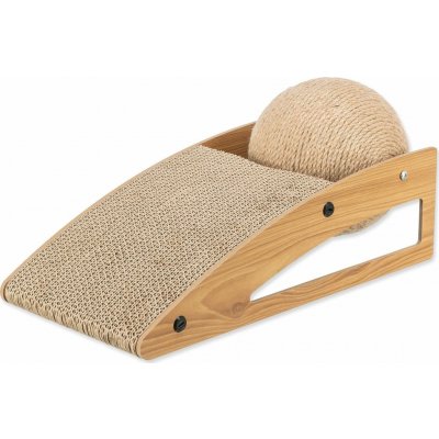 Trixie Škrabací rampa s míčem 40 x 17 x 20 cm – Zboží Dáma