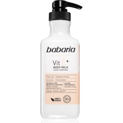 Babaria Vitamin E hydratační tělové mléko pro suchou pokožku 500 ml