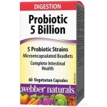 Webber Naturals Probiotic 5 Billion 5 Probiotic Strains 60 kapslí – Hledejceny.cz