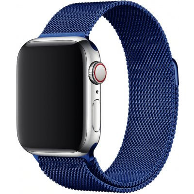 AW MILÁNSKÝ LOOP pro Apple Watch - Magnetický - Modrý Šířka uchycení řemínku: 38/40/41mm Modrý IR-AWMTLP10 – Zboží Mobilmania