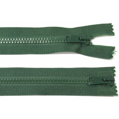 KOH-I-NOOR Kostěný zip no.5 rozepínací dvoucestný 75cm zelený – Hledejceny.cz