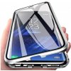Pouzdro a kryt na mobilní telefon Pouzdro Beweare Magnetické oboustranné s tvrzeným sklem na Samsung Galaxy S21 FE 5G - stříbrné