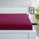 Xpose Jersey prostěradlo Exclusive bordové 90x200 – Sleviste.cz