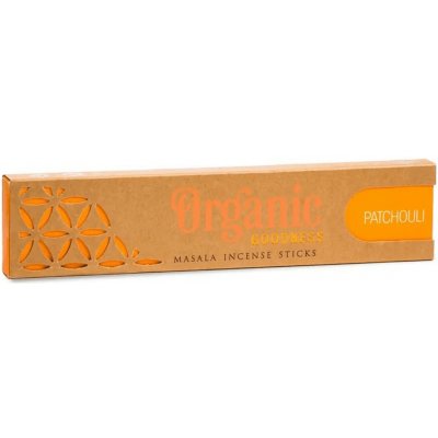 Garden Fresh Pačuli vonné tyčinky Organic Masala incense 15 g – Hledejceny.cz