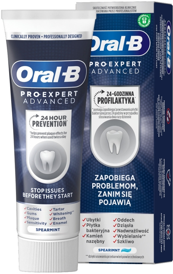 Oral B Pro Expert Advanced zubní pasta proti zubnímu kazu 75 ml