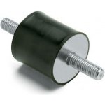 Silentblok válcový typ 1 (šroub - šroub) průměr 25mm / výška 30mm, M6x18, GeTech | Zboží Auto