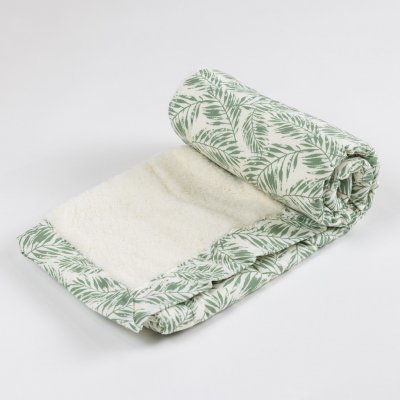 Tulimese Beránková deka palmové listy – Zboží Mobilmania